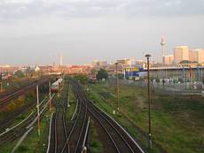Blick von der Warschauer Brücke Richtung Innenstadt. Foto: Marlene Weck