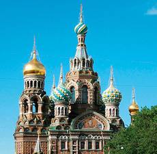 Die Erlöserkirche in St. Petersburg. Foto: Steffi Werner