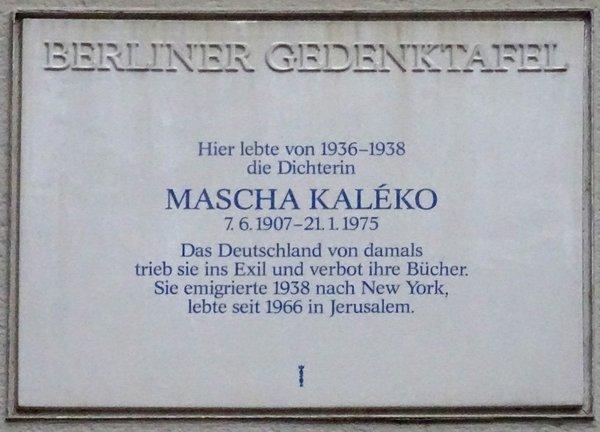 Mascha Kaléko Abschied Interpretation Stadtführungen Berlin ¦ StattReisen Berlin