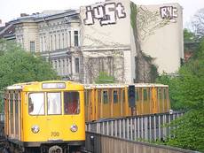 Die Linie 1 in Kreuzberg
